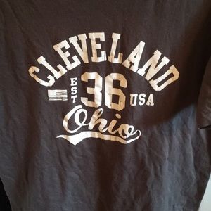 Cleveland distressed look tshirt